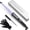 Purple, variant on Hair Curling Wand, 0.5-1Inch Tapered Curling Iron, Professional Ceramic Hair Curler Wand with Heat-Resistant Glove, Dual  ()