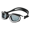 thumbnail image 4 of Gafas de natación unisex para adultos, gafas de natación transparentes, gafas de natación modernas. Blanco, 4 of 9