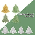 thumbnail image 4 of C Christmas Pendant Resin Mold Snowflake Christmas Tree Epoxy Silicone Mould H2H K6O2, 4 of 9