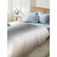 thumbnail image 4 of Brown Grey King Size Flat Sheet, Wrinkleproof & Fadeproof Cooling Flat Bed Sheet Only, Gray Farmhouse Modern Rustic Breathable Soft Bedding Top Sheets 105 x 98 Inches, 4 of 8