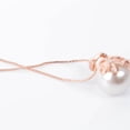 thumbnail image 6 of Ayyufe Wedding Set Bride Rose Gold Crystal Pearl Pendant Necklace Earrings, 6 of 7
