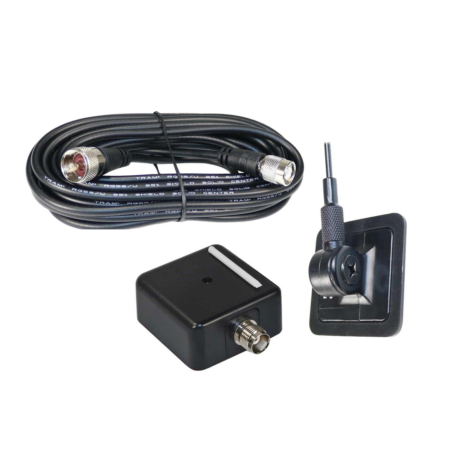 Tram 50-Watt Pretuned 150 MHz to 158 MHz VHF Radio Antenna Kit with Glass Mount and Cable