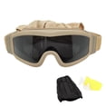 thumbnail image 3 of Windproof Goggles,Desert Locust Goggles Desert Outdoor Goggles Outdoor Glasses High-Intensity Output, 3 of 8