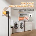 thumbnail image 4 of 3 Prong to 4 Prong Dryer Adapter, NEMA 14-30P Male to 10-30R Female, 4-Prong New Dryer Plug to 3-Prong Old Dryer Receptacle for Old Non-grounding Electric Dryer with New Dryer Wall Outlet House, 4 of 8