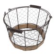 thumbnail image 5 of KALLORY 1Set Countertop Basket Round Iron Jute Rope for Fruit and Vegetable Storage Home Decor Rustic, 5 of 7