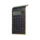 thumbnail image 1 of Calculadora solar, pantalla LCD Fácil de leer Calculadoras de escritorio delgadas y elegantes Tamaño compacto Conveniente para llevar para estudiantes Oficina Negocios Hogar(negro), 1 of 5
