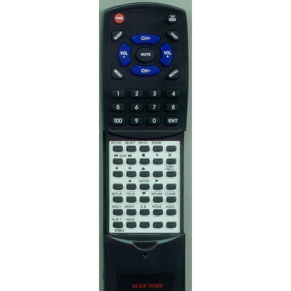 Replacement Remote for EMERSON NE208UD, NE220UD, RTNE208UD, EWC20D3, EWC20D5