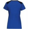 thumbnail image 5 of Holloway 223701.289.S Ladies Momentum Team T-Shirt, Royal & Black - Small, 5 of 5