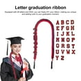 thumbnail image 4 of LCXmlly Personalized Graduation Garland Glitter Graduation Ribbon Double Braided Necklace Leis DIY Grad Gifts Ribbon for Him Her, 4 of 8