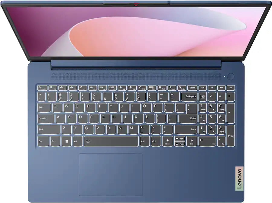 Lenovo IdeaPad Slim 3 15.6" FHD Laptop, AMD Ryzen 5 40, 8GB DDR5 RAM, 512GB SSD, AMD Radeon 610M, Windows 11 Home, Copilot AI, Abyss Blue, 82XQ012HUS