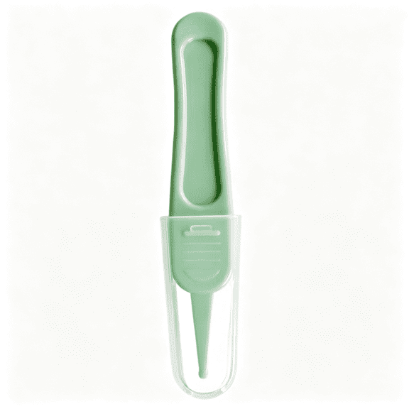 Solargess Baby Nasal Tweezer Baby Nose Tweezer Round for Head Baby Nose Booger, Safe Baby Booger Picker