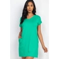 thumbnail image 6 of Short Cap Sleeve Pocket Mini T Shirt Dress, 6 of 11
