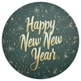 thumbnail image 3 of Ryvnso Happy New Year Shiney Round Plate Mats Dining Table Placemat Set of 4 for Holiday Decoration, 3 of 7