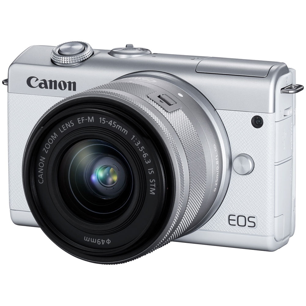 Speciaal zuigen pellet Canon EOS M200 Compact Mirrorless Digital Vlogging Camera with EF-m 15-45mm  Lens - Walmart.com