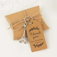 thumbnail image 2 of Efavormart 10 Pack Silver Plastic Paris Eiffel Tower Keychain Party Favor, Wedding Bridal Shower Souvenirs With Thank You Tag - 4", 2 of 6