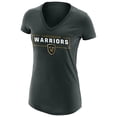 thumbnail image 2 of Women's Graphite Vancouver Warriors Primary Logo V-Neck T-Shirt, 2 of 3