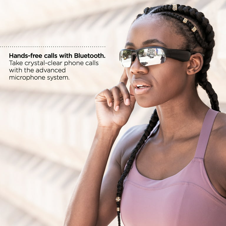 analogi farvestof Ritual Bose Frames Tempo Bluetooth Sports Sunglasses with Polarized Lenses, Black  - Walmart.com