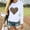 White, variant on kayannuo Fall Clothes For Women Women Valentine's Day Casual Long Sleeve O Neck Leopard Print Heart-shaped Top White