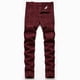 thumbnail image 1 of Pantalones largos a rayas para hombre, pantalones de traje ajustados y elásticos, pantalones casuales, pantalones para hombre, 1 of 6