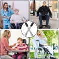 thumbnail image 2 of EcoNesxp 1 Paire d'Extensions de Poignées de Frein de Fauteuil Roulant Médical transport de Fauteuil Roulant Extensions de Poignées de Frein de Fauteuil Roulant Rallonges de Frein de Fauteuil Roulant pour Accessoires de Fauteuil Roulant 2 Pouces Paire de Freins de Fauteuil Roulant, 2 of 5