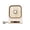 Beige, variant on Square Desktop USB Rechargeable Fan with Three Speed Settings Portable Table Fan for Indoor Outdoor Camping and Wall Mount Use, Gray