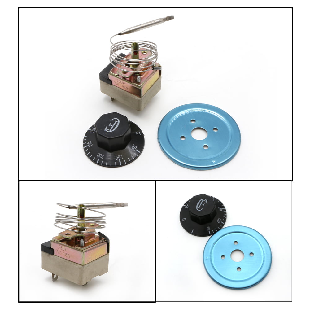 Dial Thermostat Temperature Control Switch For Electric Oven AC 250V 16A 50-300℃
