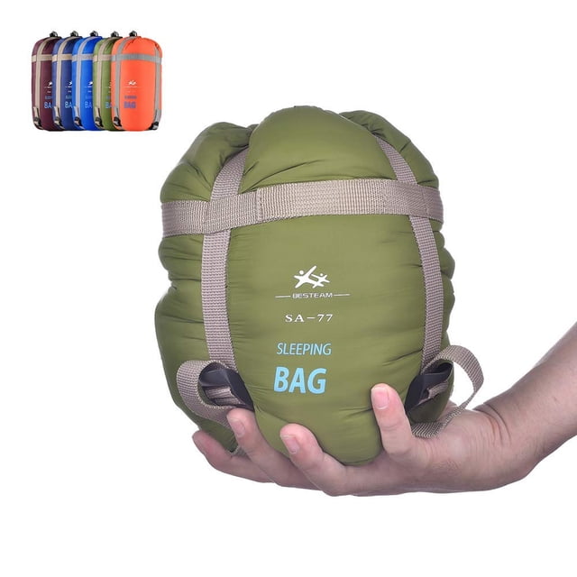 Bolsa de Dormir WERTYCITY Impermeable y Ligera para Clima Cálido, Ideal para Camping