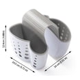 thumbnail image 3 of Dish Soap Holder For Kitchen Sink Chuck Kitchen Sink Shelf Rack Microfiber Cloth To Receive Dish Sponge Drop Can Double Sinks Hanging Bags, 3 of 6