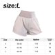 thumbnail image 2 of Pantalones cortos deportivos de cintura alta para mujer, gimnasio, yoga, entrenamiento, ropa cómoda para salón, verano, 2 of 5