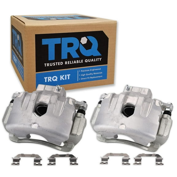TRQ Front Brake Caliper Set Compatible with 2011-2013 Kia Optima