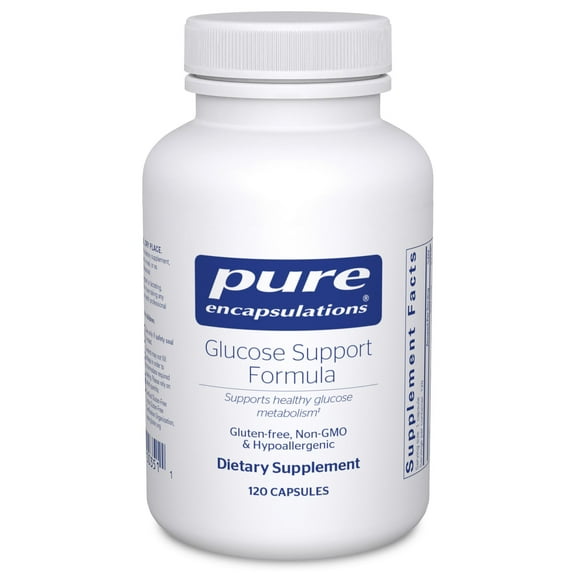 Pure Encapsulations Glucose Support Formula | Hypoallergenic Supplement Supports Healthy Pancreas Function and Carbohydrate Metabolism | 120 Capsules