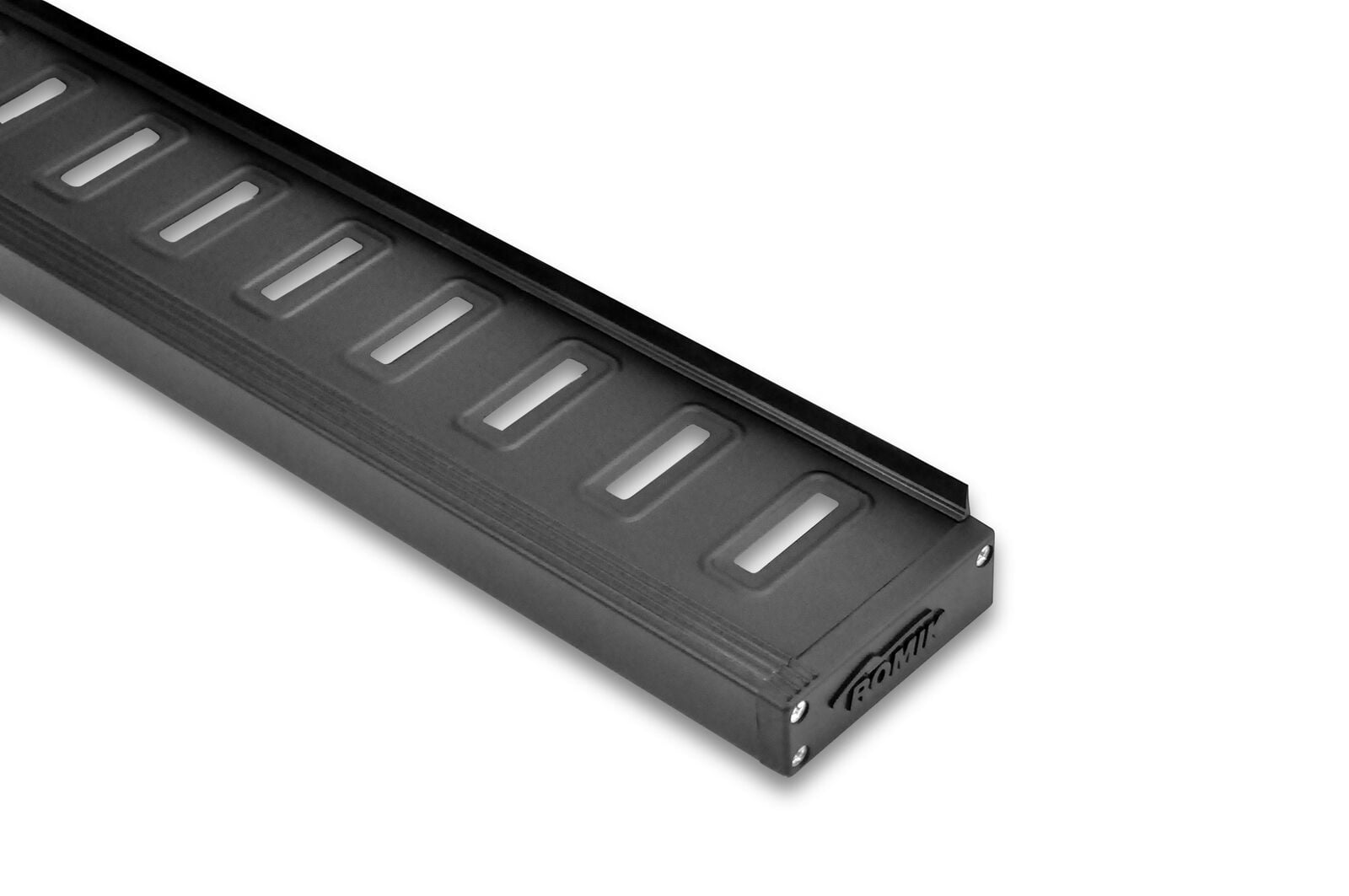 Romik 80030419 Black Running Boards For 98-18 Ford F-150 Regular Cab