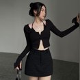 thumbnail image 3 of Top corto ajustado para mujer M JAMW Sencillez, 3 of 5