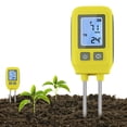 thumbnail image 2 of High 4in1 Soil Tester Comprehensive Nitrogen Phosphorus Potassium Temperature Measurement Test Meter with High Accuracy Intuitive Digital Display Stainless Steel Probe for, 2 of 6