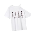 thumbnail image 3 of Camiseta para mujer Yuyangstore de ropa de calle elegante y deportiva, cuello redondo S, 3 of 8