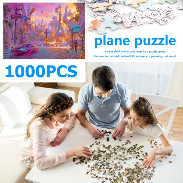 Cuadros Decorativos 1000 piezas DIY sueño paraíso rompecabezas educativo aprendizaje montaje juguete artesanal Ndcxsfigh Nuevos Originales