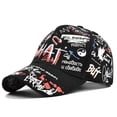 thumbnail image 2 of OOOUM Doodle Baseball Caps For Women Men Comfortable Lightweight Breathable Dad Hats Adjustable Stable Sun Hats Black, 2 of 6