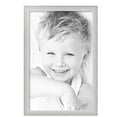 thumbnail image 2 of ArtToFrames 18" x 28" Metro Ice Silver Black Picture Frame, 18x28 inch Silver Wood Poster Frame (WOM-5247),  Pack, 2 of 7
