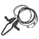 thumbnail image 5 of Manijas de freno para bicicleta eléctrica y scooter, aleación de aluminio, modelos 47PDD/49PDD/139PDD, cable de 1.7m, colores negro/plateado, 5 of 6