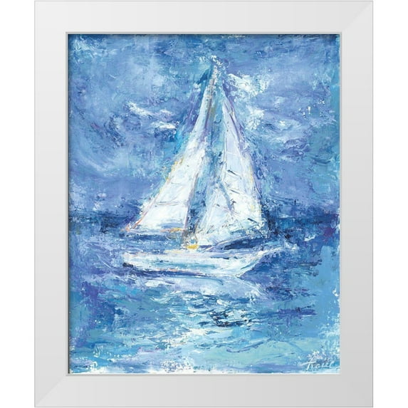 Owen-Cullimore, Tracy 20x24 White Modern Wood Framed Museum Art Print Titled - Perfect Sailing Day