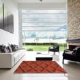 thumbnail image 6 of Ahgly Company Indoor Round Patterned Orange Red Orange Area Rugs, 7' Round, 6 of 6
