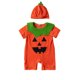thumbnail image 1 of Disfraz Premium Mameluco para bebé niña adorable mono de calabaza infantil disfraz de Halloween con sombrero Ygjytge Naranja T 0/3 M para Niña, 1 of 7