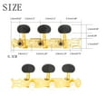 thumbnail image 3 of UNTERING 2 Pcs Guitar Knobs Guitar Tuning Pegs Keys Replacement Machine Heads Tuner Music Instrument Accessories, 3 of 8