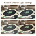 thumbnail image 7 of ODIKA 8'x10' Washable Area Rug Record Retro Vintage Music Spinning Grooves Concentric Disc Vinyl Cd Playful for King Size Bedroom Under Bed, Master Suite, Non-Shedding, Easy Care, 7 of 7