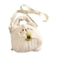 thumbnail image 2 of Bolso bandolera de felpa elegante bolso de hombro informal para viajes de vacaciones y citas Caqui, 2 of 7