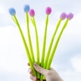 thumbnail image 6 of 1 Pieces Color Changing Tulip Flower Pens Gel Flower Pens Creative Gel Ink Rollerball Pen Tulip Ballpoint Pens Suitable for Home Office Cute Stationery Gift for Teachers Fun Gel Ink Pen Blue(1PCS), 6 of 8