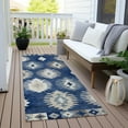 thumbnail image 6 of Addison Rugs Chantille Indoor/Outdoor Transitional Southwest Navy Washable Runner Rug, 2'3" x 7'6", 6 of 6