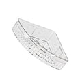 thumbnail image 1 of Hower Étagère d'Angle, Caddy d'Angle de Douche Multifonctionnel Gain de Place Grande Capacité pour Salle de Bain Transparent Demi-Rond Style, Transparent Ovale Style, 1 of 7