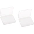 thumbnail image 1 of Paialco Clear Plastic Flat Rectangle Storage Box for Beads and Tools, 3 Inches, 1 of 5