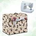 thumbnail image 3 of SEANATIVE Dachshund Paws Dust Cover for Sewing Machine Aesthetic Sewing Machine Protective Cover Compatible with Most Standard Sewing Machines Home Decoration, 3 of 7